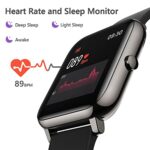 KALINCO Smart Watch, Fitness Tracker with Heart Rate Monitor, Blood Pressure, Blood Oxygen Tracking, 1.4 Inch Touch Screen Smartwatch Fitness Watch for Women Men Compatible with Android iOS