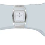 Charles-Hubert, Paris Men’s 3942-W Premium Collection White Dial Mesh Band Watch