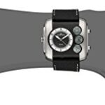 Jacques Lemans Men’s 1-1780C Madrid Analog-Digital Display Quartz Black Watch