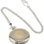 Charles-Hubert, Paris Two-Tone Mechanical Pocket Watch