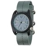 Bertucci Dx3 Plus – Vintage Drab W/ Black Dial / Black Case- 353 Vintage Drab W/ Black Dash Line Nylon Band