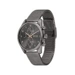 BOSS Men’s Quartz Watch with Stainless Steel Strap, Grey, 22 (Model: 1513837)
