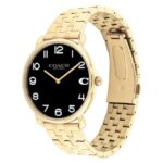 COACH Elliot 2H Quartz Watch for Men – Stainless Steel Wristwatch – Classic, Minimalist – Water Resistant 3 ATM/30 Meters – Premium Fashion Timepiece for Everyday Wear – 41mm