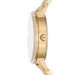 Michael Kors Women’s Melissa Three-Hand Gold-Tone Stainless Steel Watch MK4368