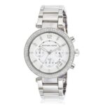 Michael Kors Parker Chronograph Silver-Tone Stainless Steel Women’s Watch (Model: MK5353)