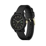 Lacoste 12.12 Women’s Quartz Plastic and Silicone Strap Watch, Color: Black (Model: 2001212)