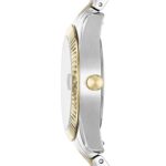 Fossil Women’s Scarlette Mini Quartz Stainless Steel Three-Hand Watch, Color: Gold/Silver (Model: ES4949)