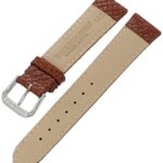 Hadley-Roma Men’s MSM843RR-180 18mm Tan Genuine Leather Watch Strap