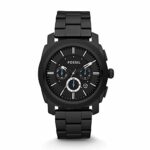 Fossil Machine Chronograph Watch Fs4552ie Black Stainless Steel One Size