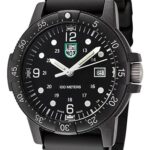 Luminox – G Sea Bass Carbonox X2.2001 – Mens Watch 44 mm – Military Watch – Mens Watches – Date Function – 100m Water Resistant – Black Case/Band/Dial White Numbers – Made in Switzerland