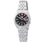 SEIKO Series 5 Automatic Black Dial Unisex Watch SNK375K1