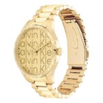 Calvin Klein Iconic Gold Plated 40 MM Case Watch with GP Bracelet (Model: 25200327)