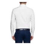 Tommy Hilfiger Men’s Non Iron Solid Button Down Collar, White, 16.5″ Neck 34″-35″ Sleeve