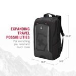 Victorinox Touring 2.0 Traveler Backpack – Durable, Modern Computer Backpack – Includes Waterproof Pouch – Holds Travel Accessories – 33 Liters, Black