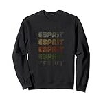 Love Heart Esprit Tee Grunge Vintage Style Black Esprit Sweatshirt