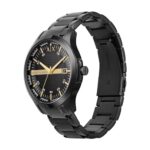 A?X ARMANI EXCHANGE Men’s Stainless Steel Watch, Color: Black/Gold (Model: AX2413)