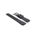 Ewatchparts 24MM SILICONE RUBBER STRAP BAND COMPATIBLE WITH BELL ROSS BR-01-BR-03 WATCH BLACK BRUSH